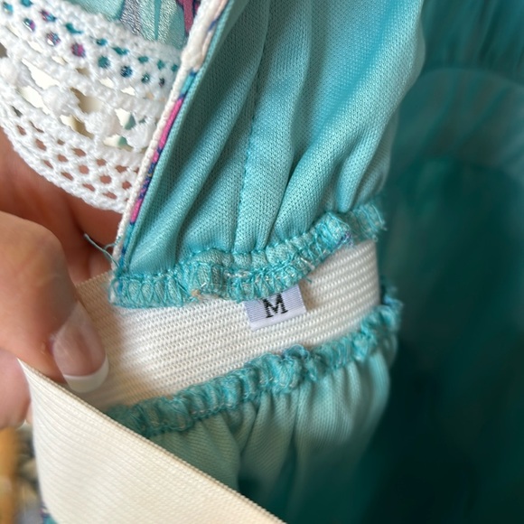 Floral Blue Maxi Dress - Picture 7 of 7